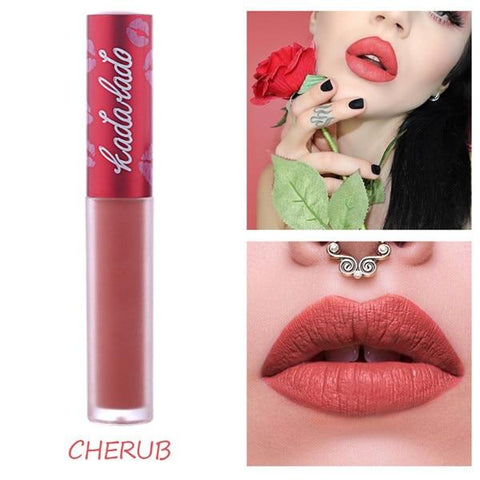 KADALADO Brand Waterproof Nude Long Lasting Matte Liquid Lipstick Lip Gloss Lip Makeup Lipgloss Lip Makeup Beauty Cosmetics