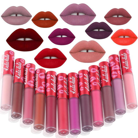 KADALADO Brand Waterproof Nude Long Lasting Matte Liquid Lipstick Lip Gloss Lip Makeup Lipgloss Lip Makeup Beauty Cosmetics