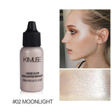 KIMUSE Face Makeup Box Shimmer Primer Ultra-Concentrated Illuminating Bronzing Makeup Concealer Liquid Highlighter Cosmetic Set