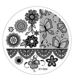 Kimcci 1pc New Year Image Nail Art Stamping Plate Fashion Plastic Stencil DIY 3D Templates Polish Beauty Manicure Makeup Tools