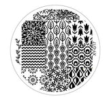 Kimcci 1pc New Year Image Nail Art Stamping Plate Fashion Plastic Stencil DIY 3D Templates Polish Beauty Manicure Makeup Tools