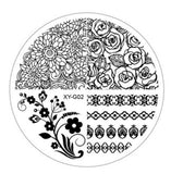 Kimcci 1pc New Year Image Nail Art Stamping Plate Fashion Plastic Stencil DIY 3D Templates Polish Beauty Manicure Makeup Tools