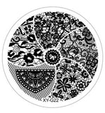 Kimcci 1pc New Year Image Nail Art Stamping Plate Fashion Plastic Stencil DIY 3D Templates Polish Beauty Manicure Makeup Tools