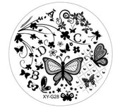 Kimcci 1pc New Year Image Nail Art Stamping Plate Fashion Plastic Stencil DIY 3D Templates Polish Beauty Manicure Makeup Tools