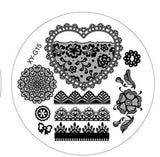 Kimcci 1pc New Year Image Nail Art Stamping Plate Fashion Plastic Stencil DIY 3D Templates Polish Beauty Manicure Makeup Tools