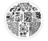 Kimcci 1pc New Year Image Nail Art Stamping Plate Fashion Plastic Stencil DIY 3D Templates Polish Beauty Manicure Makeup Tools