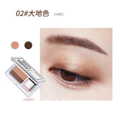 LAIKOU Double Color Eye Shadow Makeup Palette Glitter Palette Eyeshadow Pallete Waterproof Glitter Eyeshadow Shimmer Cosmetics