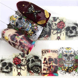 LCJ 1PC Nail Stickers Water Decal Animal Flower Plant Pattern 3D Manicure Sticker Nail Art Decoration