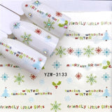 LCJ 1PC Nail Stickers Water Decal Animal Flower Plant Pattern 3D Manicure Sticker Nail Art Decoration