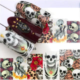 LCJ 1PC Nail Stickers Water Decal Animal Flower Plant Pattern 3D Manicure Sticker Nail Art Decoration