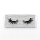 LEHUAMAO Mink Lashes 3D Mink False Eyelashes Long Lasting Lashes Natural Lightweight Mink Eyelashes Glitter Packaging New 1 Pair