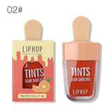 LIPHOP ICE CREAM Long-Lasting Lip Tint 5 Colors Liquid Lipstick Batom Rouge A Levres Labial Matte Lip Gloss Sexy Tattoo Cosmetic