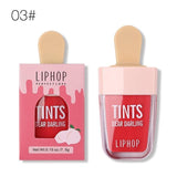 LIPHOP ICE CREAM Long-Lasting Lip Tint 5 Colors Liquid Lipstick Batom Rouge A Levres Labial Matte Lip Gloss Sexy Tattoo Cosmetic