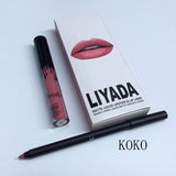 LIYADA Brand liquid matte lipstick kit lips pencil lips makeup lasting waterproof Mate pen lip gloss red lip cosmetics lipstick