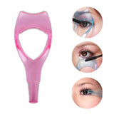 LKE Eyelash brushes Auxiliary Card 3 In 1 Maquiagem Profissional Mascara Guide Not Stained Eyelash Makeup Mascara Brush Tool