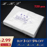 LKE Lint-Free Wipes Napkins Manicure Remove Nails Varnish Cotton Pads Nail Art Tools Lint free Nail Gel Polish Removal Wraps