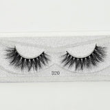 Lash Mink Eyelashes 3D Mink Hair Lashes Wholesale 100% Real Mink Fur Handmade Crossing Lashes Thick Lash 11 Styles New 1Pair