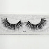 Lash Mink Eyelashes 3D Mink Hair Lashes Wholesale 100% Real Mink Fur Handmade Crossing Lashes Thick Lash 11 Styles New 1Pair