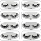 Lash Mink Eyelashes 3D Mink Hair Lashes Wholesale 100% Real Mink Fur Handmade Crossing Lashes Thick Lash 11 Styles New 1Pair