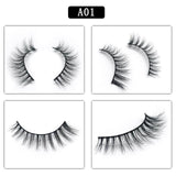 Lash Mink Eyelashes 3D Mink Hair Lashes Wholesale Real Mink Fur Handmade Crossing Lashes Thick Lash Makeup 13 Styles 1 Pair