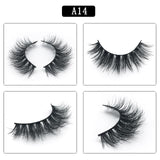 Lash Mink Eyelashes 3D Mink Hair Lashes Wholesale Real Mink Fur Handmade Crossing Lashes Thick Lash Makeup 13 Styles 1 Pair