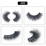 Lash Mink Eyelashes 3D Mink Hair Lashes Wholesale Real Mink Fur Handmade Crossing Lashes Thick Lash Makeup 13 Styles 1 Pair