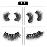 Lash Mink Eyelashes 3D Mink Hair Lashes Wholesale Real Mink Fur Handmade Crossing Lashes Thick Lash Makeup 13 Styles 1 Pair