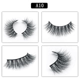 Lash Mink Eyelashes 3D Mink Hair Lashes Wholesale Real Mink Fur Handmade Crossing Lashes Thick Lash Makeup 13 Styles 1 Pair