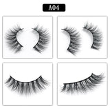 Lash Mink Eyelashes 3D Mink Hair Lashes Wholesale Real Mink Fur Handmade Crossing Lashes Thick Lash Makeup 13 Styles 1 Pair