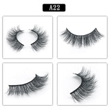 Lash Mink Eyelashes 3D Mink Hair Lashes Wholesale Real Mink Fur Handmade Crossing Lashes Thick Lash Makeup 13 Styles 1 Pair