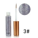 Learnever 1pcs Eyeliner Glitter Nude Maquiagem Bottle Eyeshadow Liquid Make Up Long Lasting Beauty Eyeshadow Pallete Shining 5g