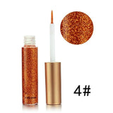 Learnever 1pcs Eyeliner Glitter Nude Maquiagem Bottle Eyeshadow Liquid Make Up Long Lasting Beauty Eyeshadow Pallete Shining 5g