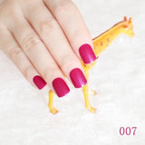 Light Pink Candy Fake Nails Short Round Soft Pre-designed Nail Tips Concise Manicure Accessories Easy DIY Salon Products P01