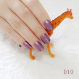 Light Pink Candy Fake Nails Short Round Soft Pre-designed Nail Tips Concise Manicure Accessories Easy DIY Salon Products P01