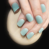 Light Pink Candy Fake Nails Short Round Soft Pre-designed Nail Tips Concise Manicure Accessories Easy DIY Salon Products P01