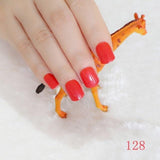 Light Pink Candy Fake Nails Short Round Soft Pre-designed Nail Tips Concise Manicure Accessories Easy DIY Salon Products P01