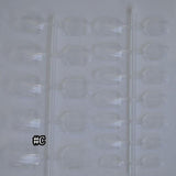 Light Pink Candy Fake Nails Short Round Soft Pre-designed Nail Tips Concise Manicure Accessories Easy DIY Salon Products P01