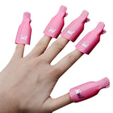 Limit buy 10pcs Plastic Acrylic Nail Art Soak Off Clip Cap UV Gel Polish Remover Wrap Tool