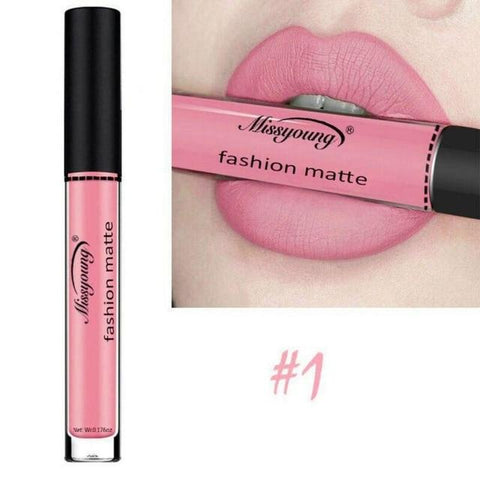Lips Makeup 1 Pcs Matte Lip Gloss Maquiagem Brand Matt Liquid Lipstick Women Make up Cosmetics Mate Batom Beauty Lipgloss