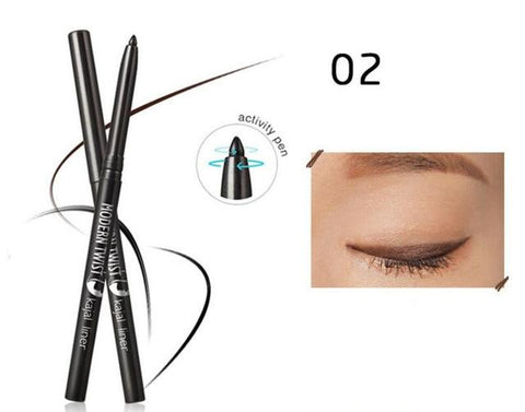 M.N Brand Cosmetic Eyeliner Waterproof Black Brown kajal eye pencil super gliding eyeliner Longlasting Eye Liner Pen Makeup Tool