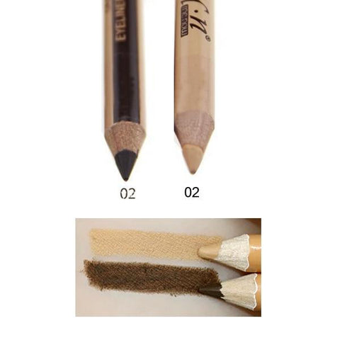 M.N Hot Sale 2 in 1 Menow Brand Make Up Pencil Color Corrector Double-ended Waterproof Concealer Eyebrow Pencil Cheap Makeup