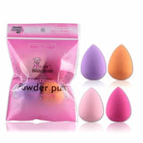 MAANGE 2018 New 4pcs Pro Beauty  Makeup  Foundation Puff Multi Shape Sponges  Latex  Material Makeup pincel oval Anne