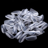 MAKARTT 500 Oval Nails Tips Round Full Cover Color Tips False Nail Art Tips Acrylic Fake Nails Dropshipping A0013