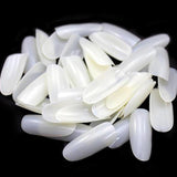 MAKARTT 500 Oval Nails Tips Round Full Cover Color Tips False Nail Art Tips Acrylic Fake Nails Dropshipping A0013