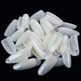 MAKARTT 500 Oval Nails Tips Round Full Cover Color Tips False Nail Art Tips Acrylic Fake Nails Dropshipping A0013