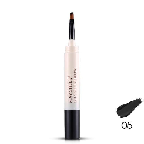 MAYCHEER 5 Colors Natural Eyebrow Lasting Perfect Gel Eyebrows Waterproof Sweat Proof Eye Brow Gel Pencil with Brush Enhancers