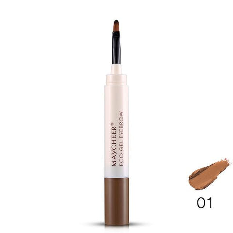 MAYCHEER 5 Colors Natural Eyebrow Lasting Perfect Gel Eyebrows Waterproof Sweat Proof Eye Brow Gel Pencil with Brush Enhancers