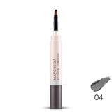 MAYCHEER 5 Colors Natural Eyebrow Lasting Perfect Gel Eyebrows Waterproof Sweat Proof Eye Brow Gel Pencil with Brush Enhancers