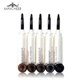 MAYCHEER 5 Colors Natural Eyebrow Lasting Perfect Gel Eyebrows Waterproof Sweat Proof Eye Brow Gel Pencil with Brush Enhancers
