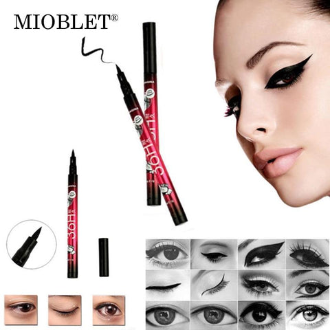 MIOBLET 2017 New Black Eyeliner Pencil Long Lasting Liquid Makeup Waterproof Beauty Natural Eyes Pen Eye Liner Pencil Cosmetics